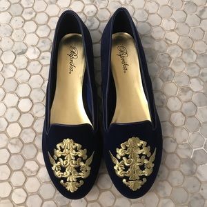 Paprika navy flats